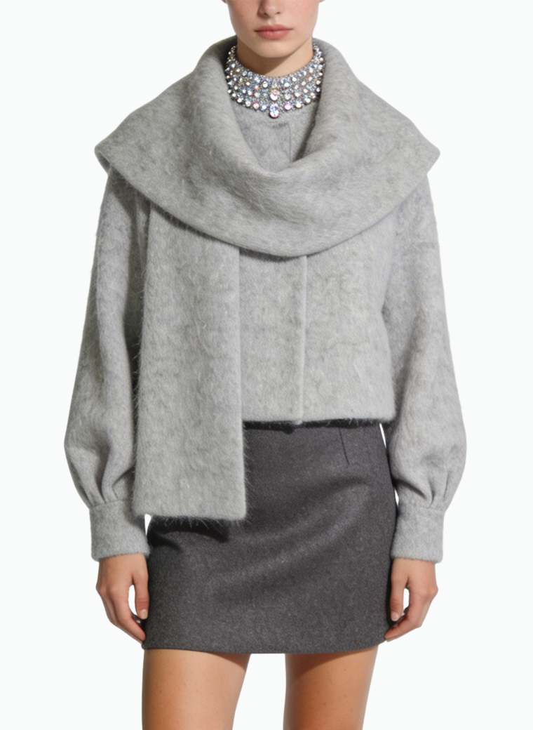 womens-scarf-collar-short-coat