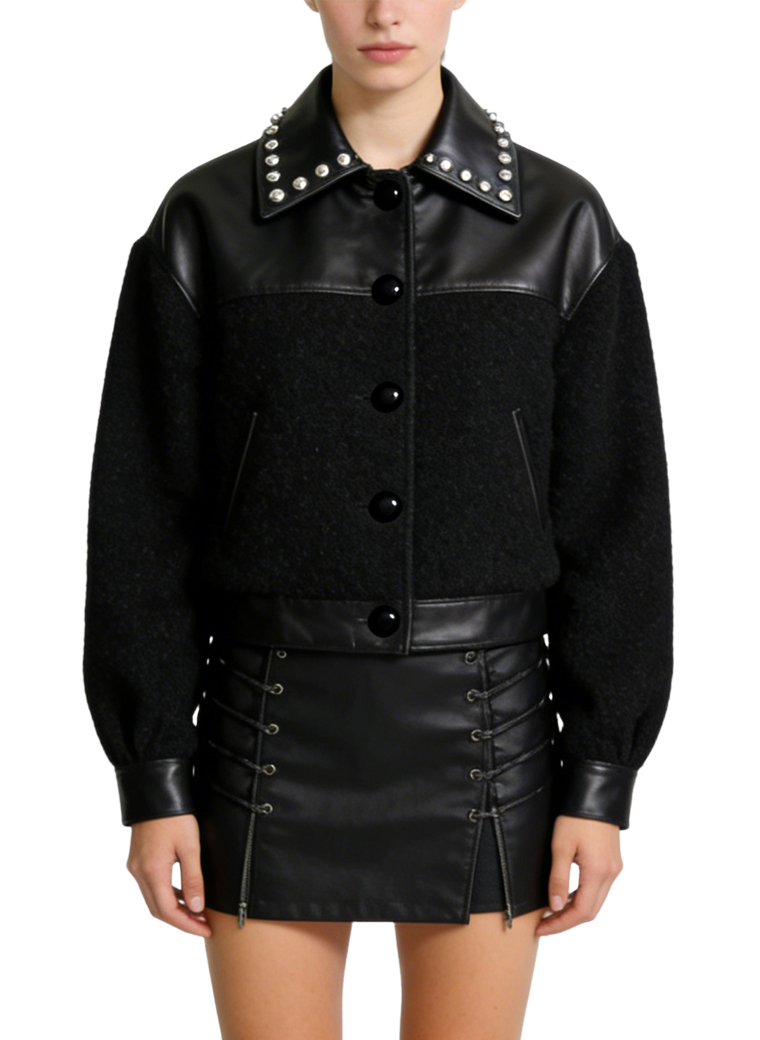 womens-button-front-leather-style-coat