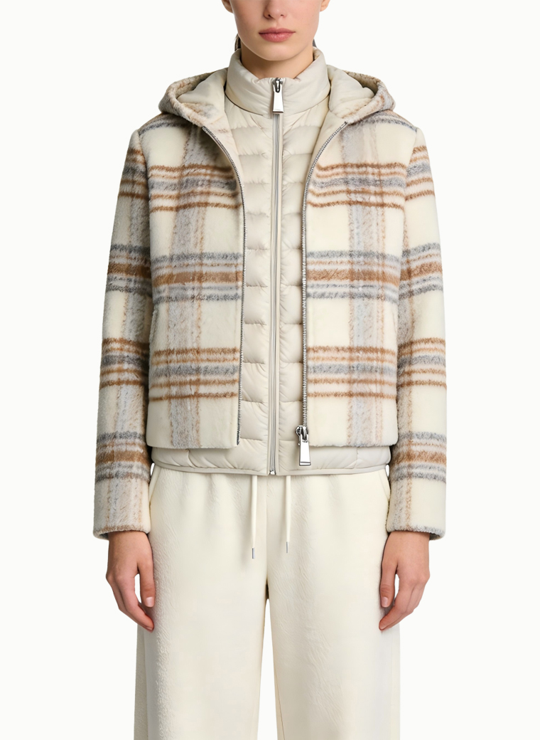 womens-plaid-pattern-short-coat