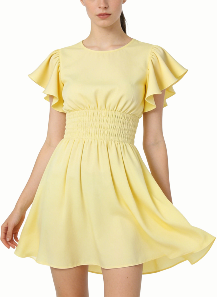 round-neck-womens-gentle-and-fresh-vacation-style-dress
