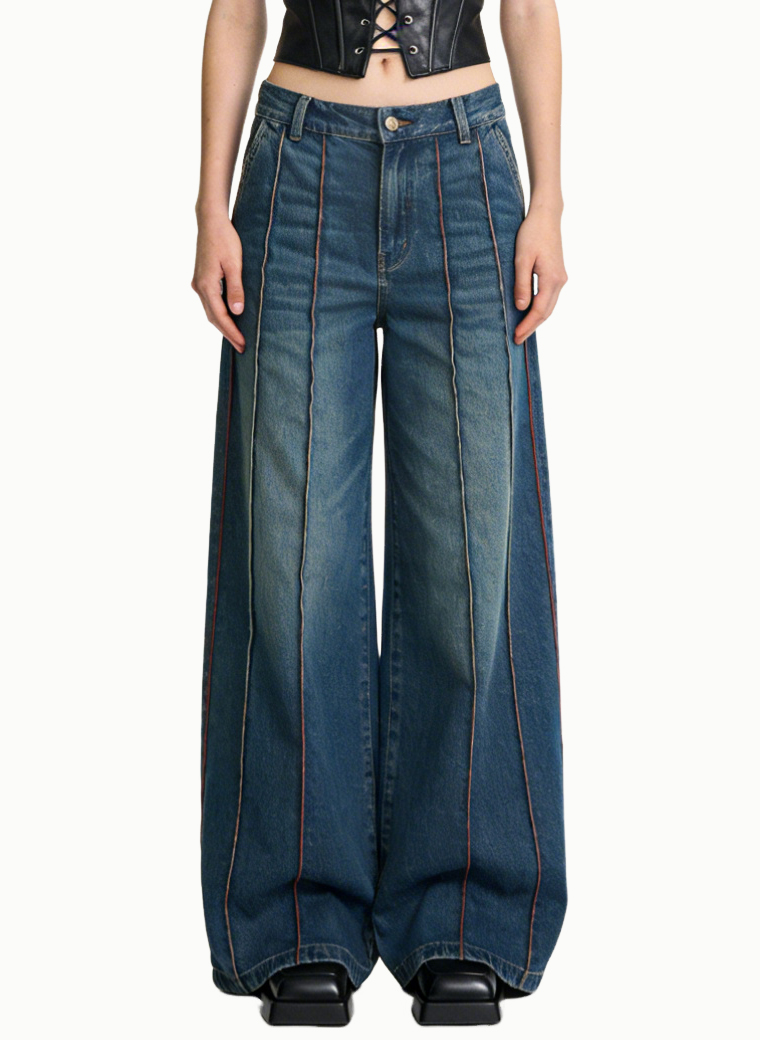 womens-contrast-stitch-high-waist-wide-leg-jeans