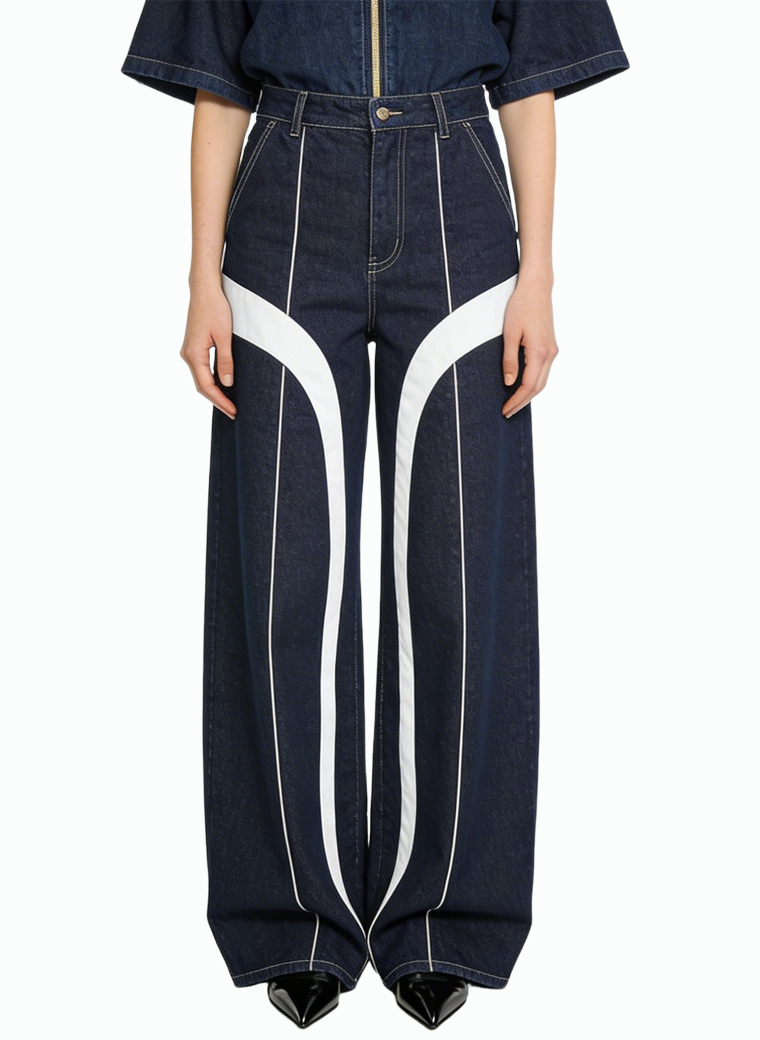 womens-stripe-high-waist-wide-leg-jeans