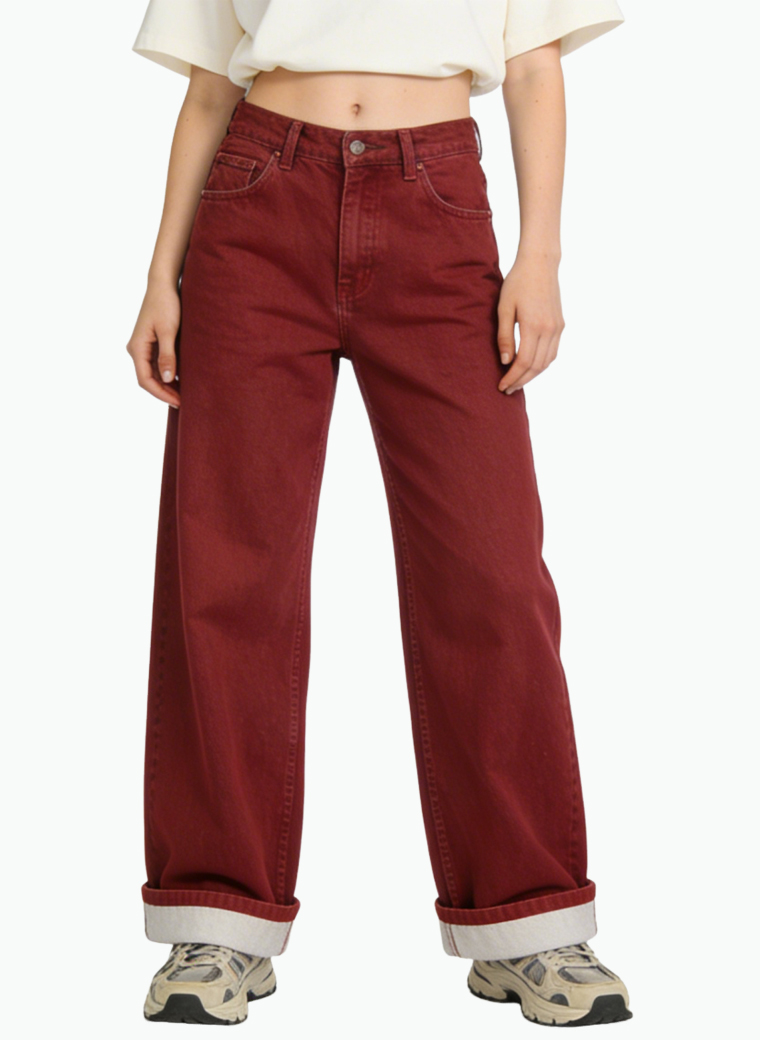 womens-solid-color-comfortable-wide-leg-jeans