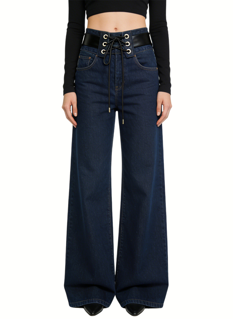 womens-retro-high-waist-flared-jeans