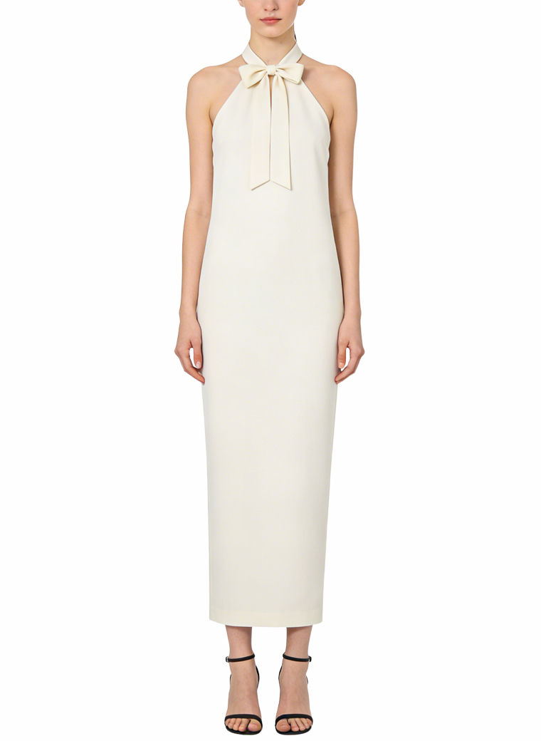 elegant-bow-decor-long-temperament-dress