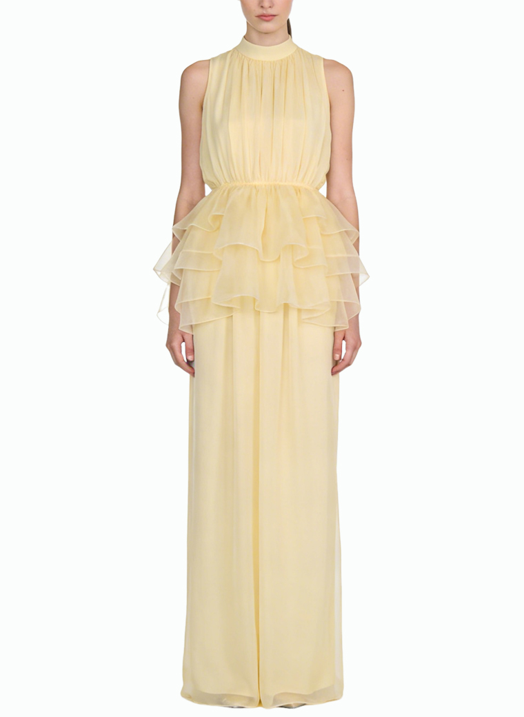 gentle-stand-collar-sleeveless-elegant-dress