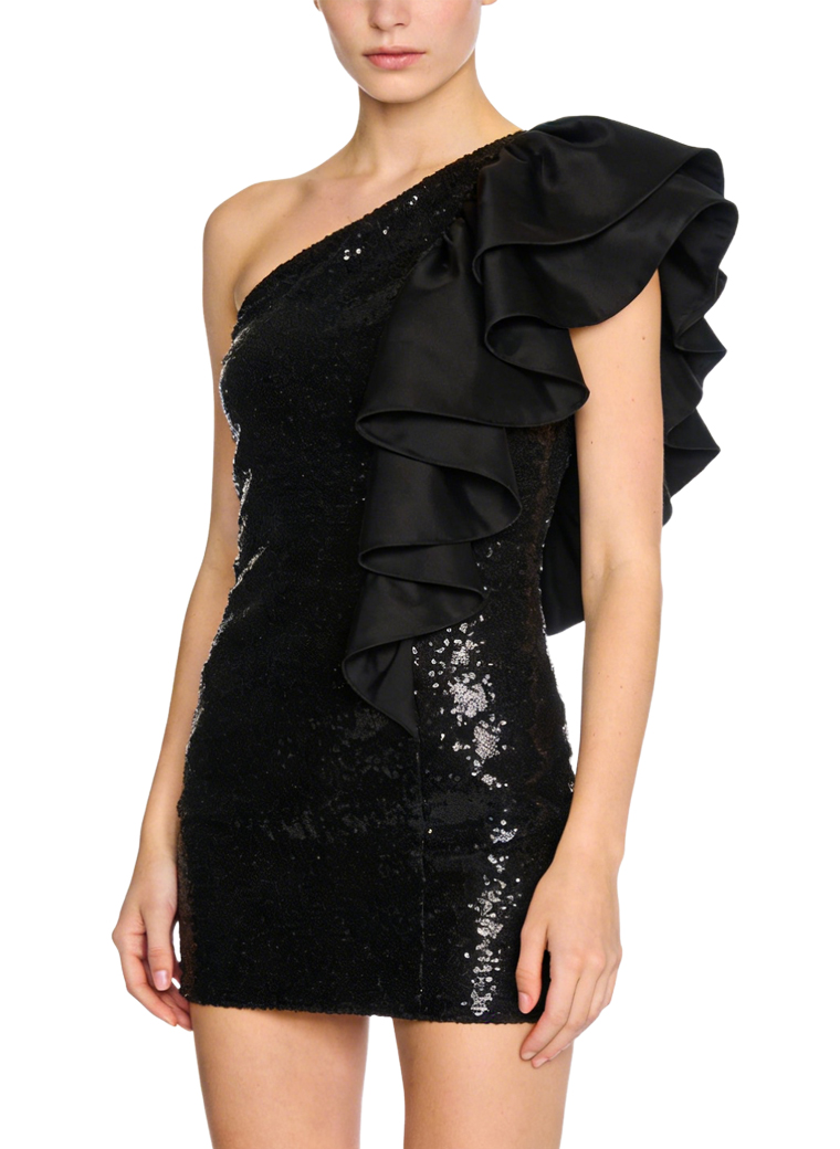 mini-skirt-fitted-waist-party-evening-dress