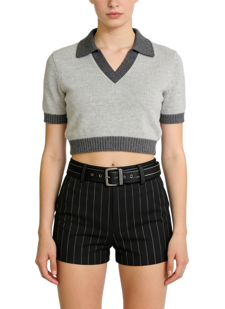 womens-retro-striped-high-waist-shorts