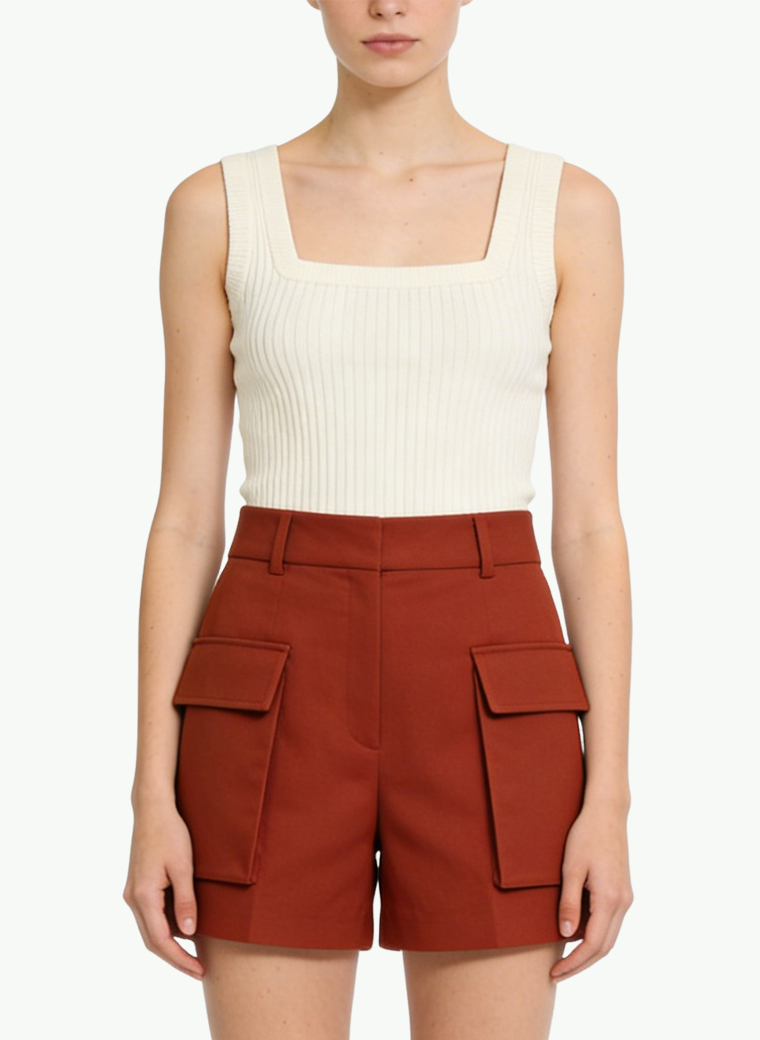 womens-cargo-pocket-high-waist-shorts