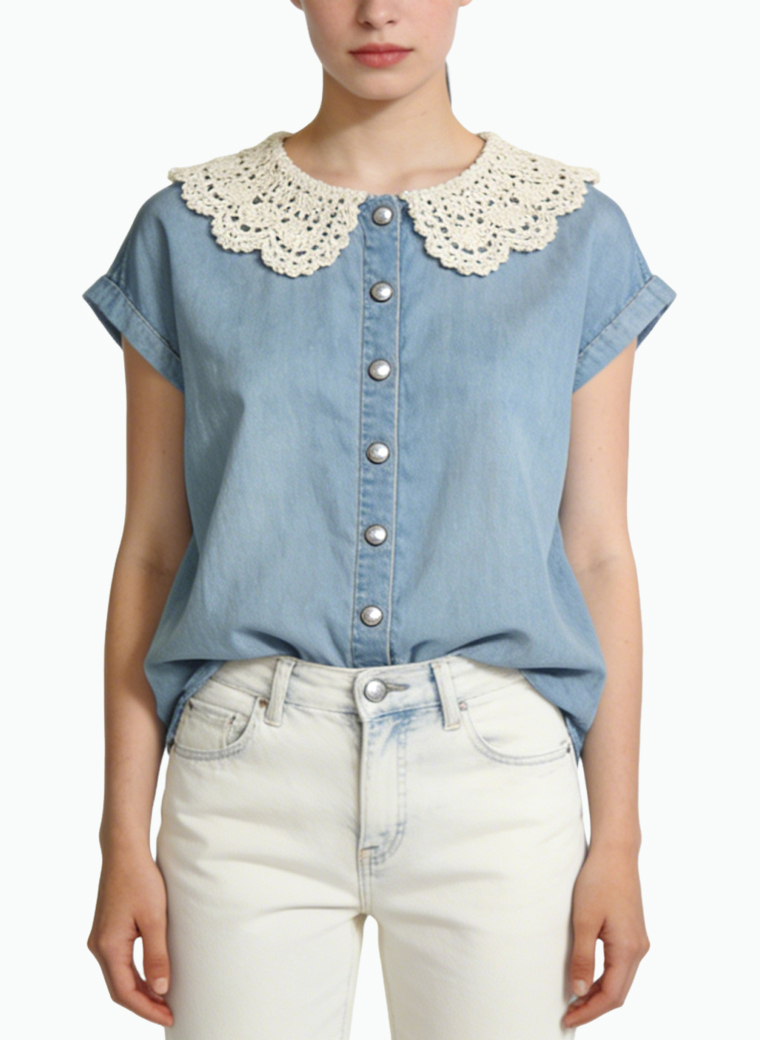 womens-retro-button-down-short-sleeve-top