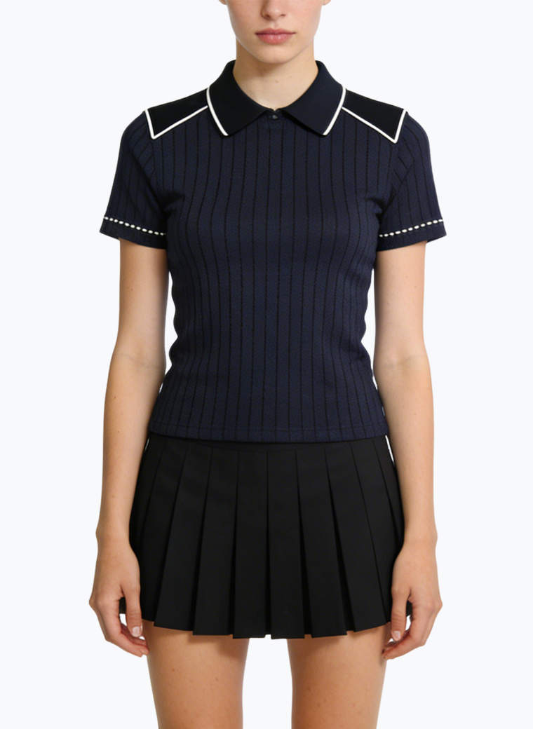 womens-contrast-stitch-short-sleeve-top