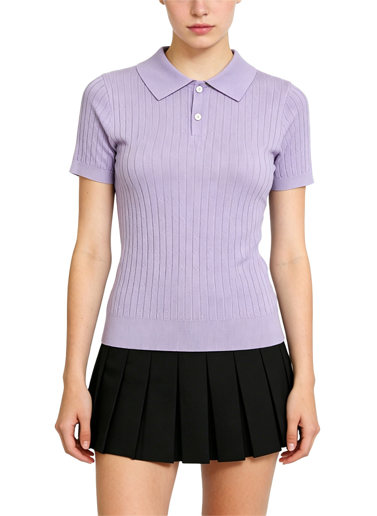 womens-polo-collar-short-sleeve-top-with-pony-embroidery