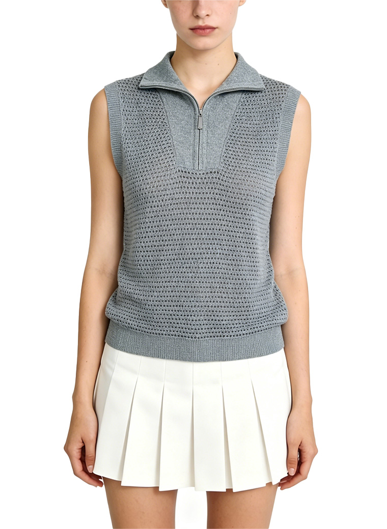 womens-relaxed-fit-half-zip-cutout-top